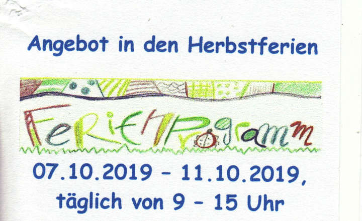 Ferienprogramm und Angebot in den Herbstferien 2019 | Alte Fasanerie Ferienprogramm und Angebot in den Herbstferien 2019 () | Alte Fasanerie