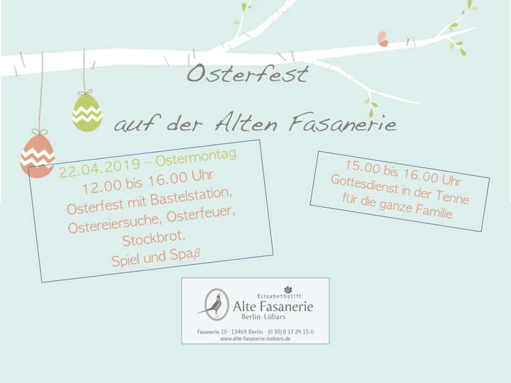 Unser Osterfest auf der Alten Fasanerie am Ostermontag | Alte Fasanerie Unser Osterfest auf der Alten Fasanerie am Ostermontag () | Alte Fasanerie