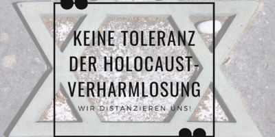 Verharmlosung des Holocaust ist nicht akzeptabel | Alte Fasanerie