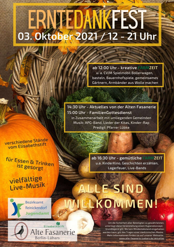 Erntedankfest 2021 | Alte Fasanerie Erntedankfest 2021 (erntedank,hofgottesdienst,basteln,fasanerie,familiengottesdinest) | Alte Fasanerie