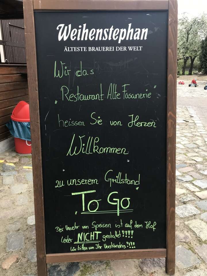 Grill to Go, das Restaurant öffnet wieder | Alte Fasanerie Grill to Go, das Restaurant öffnet wieder () | Alte Fasanerie